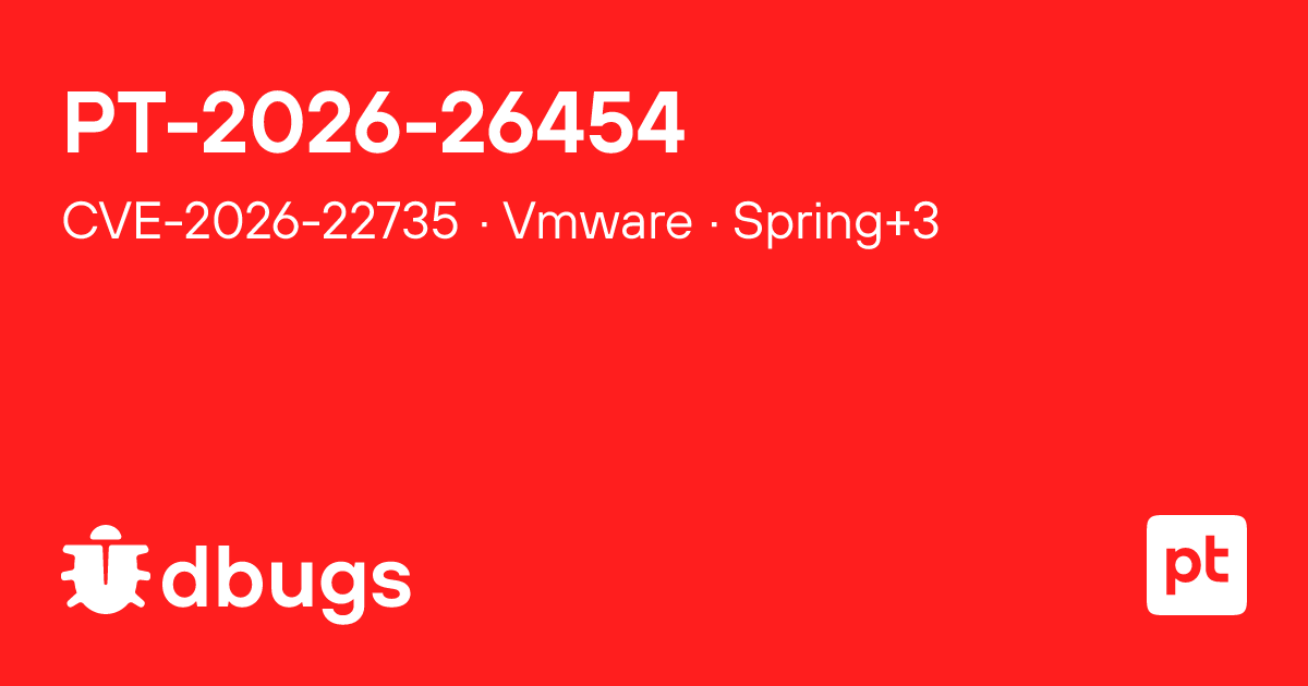 CVE-2026-22735 — Spring+3 | dbugs